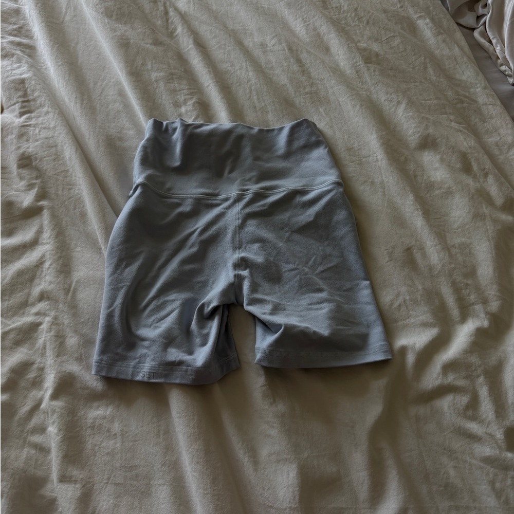 Set Active Luxform biker shorts baby blue